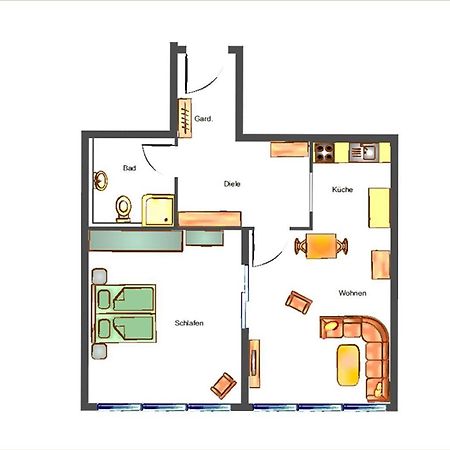 Maxim-Gorki-Strasse Whg Kranich Apartment Heringsdorf  Exterior photo